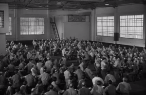 White Heat's prison mess hall scene involving 600 extras had to be shot in under three hours.