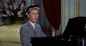 Doris Day performing the song 'Che Sera, Sera' in the 1956 film The Man Who Knew Too Much.