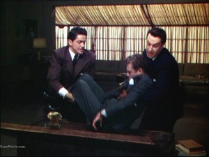 Farley Granger in Rope (1949).