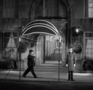 Alfred Hitchcock can be seen in his usual cameo