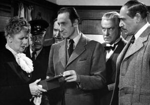 Terror by Night (1946, Basil Rathbone, Nigel Bruce, Mary Forbes),