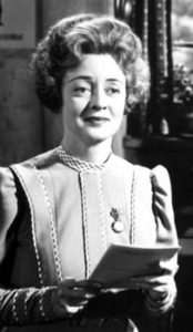 Bette Davis as Miss Moffat in The Corn Is Green (1945).