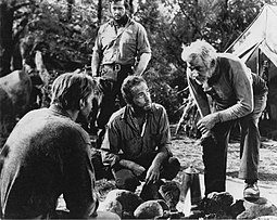 Bruce Bennett, Tim Holt, Humphrey Bogart and Walter Huston.