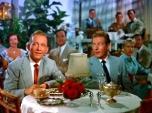 Bing Crosby as Bob Wallace and Danny Kaye as Phil Davis.