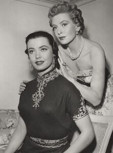 Betta St John (above left) with Deborah Kerr (right) in Dream Wife.