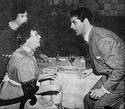 Jean Adair, Josephine Hull and Cary Grant in Arsenic and Old Lace.