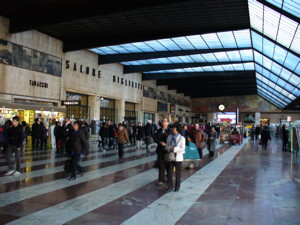 Firenze SMN (Santa Maria Novella) train station.
