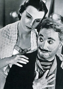 Charlie Chaplin and Claire Bloom in Limelight.