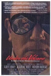 Under the volcano cinema release film poster.