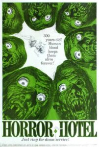 Horror Hotel US cinema poster.
