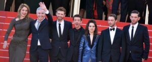 Director Robin Campillo and his cast at the 2017 Cannes Film Festival.