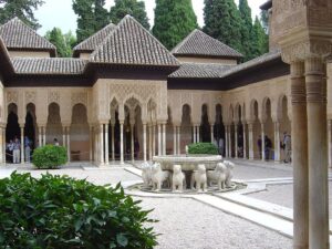 Patio de los leones, Granada - Alhambra.