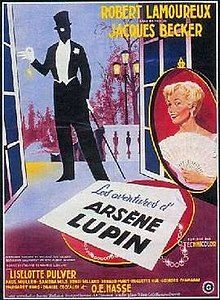 Les Aventures d'Arsène Lupin theatrical release poster.