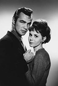 Judy Carne and Burt Reynolds.