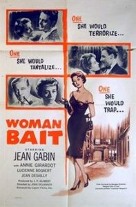 The US re-release poster Woman Bait.