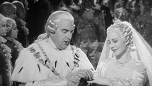 Robert Morley and Norma Shearer in Marie Antoinette (1938).