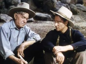 Harry Carey Sr and John Wayne in The Shepherd of the Hills (1941).
