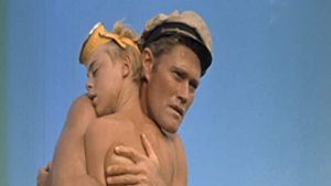 Chuck Connors and Luke Halpin in Flipper (1963).