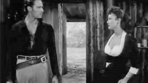 Charlton Heston and Katy Jurado star in Arrowhead (1953).