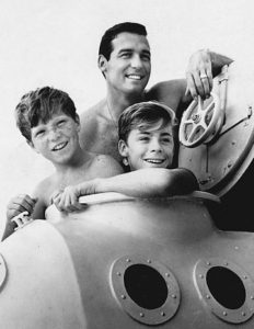 Brian Kelly, Luke Halpin and Tommy Norden in Flipper.