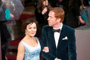 Helen McCrory and Damian Lewis at the 2013 BAFTA awards.