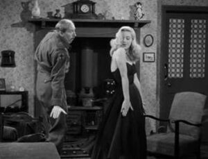 Dominic Roche and Diana Dors in My Wife's Lodger (1952).