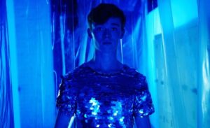 Sequin in a Blue Room (2019, Conor Leach).