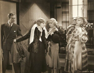 David Manners, Madge Evans, Joan Blondell, Ina Claire.