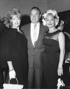 Janis Paige, Bob Hope and Lana Turner at the time of Bachelor in Paradise.