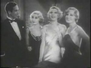 David Manners, Joan Blondell, Ina Claire, Madge Evans.