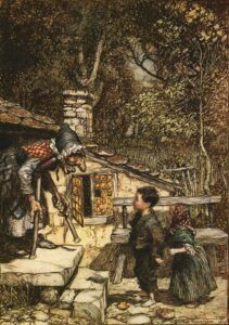 Jacob and Wilhelm Grimm's 1812 German fairy tale Hansel and Gretel.