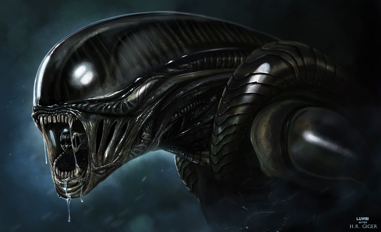 Alien ***** (1979, Sigourney Weaver, John Hurt, Ian Holm, Tom Skerritt