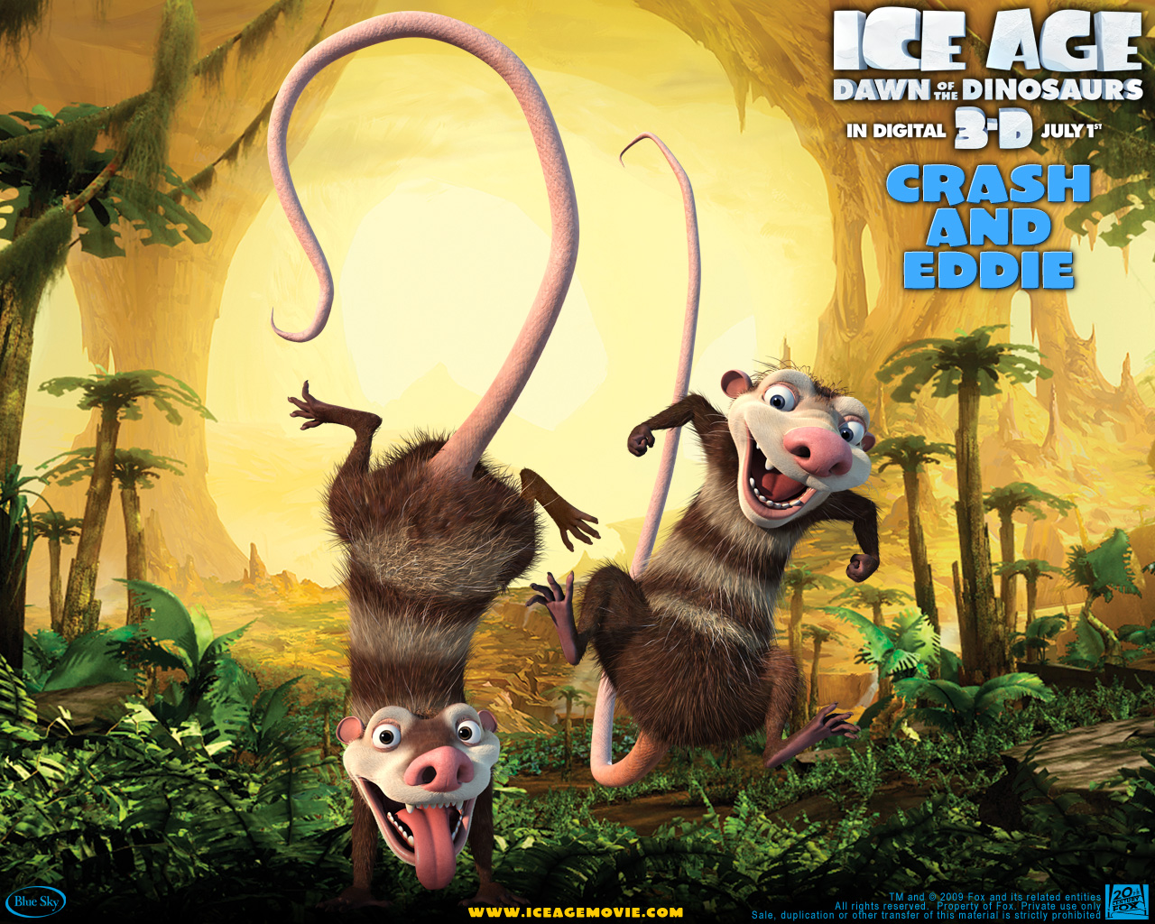 Ice Age: Dawn of the Dinosaurs **** (2009, voices of Ray Romano, Denis